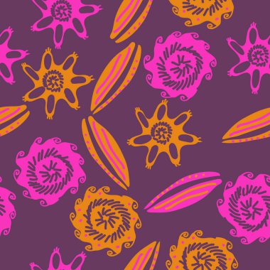 dikişsiz deniz deseni, sadece vektör illüstrasyon