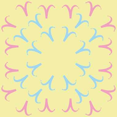 Soyut basit zodyak süsleme Dikişsiz desen