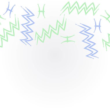 Soyut basit burç süslerinin kusursuz deseni