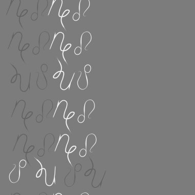 Soyut basit zodyak süsleme Dikişsiz desen