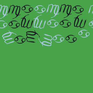 Zodiac Signs ile farklı Dikişsiz desen