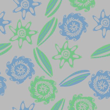 dikişsiz deniz deseni, sadece vektör illüstrasyon