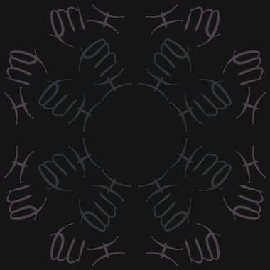Zodiac Signs ile Dikişsiz soyut desen, vektör illüstrasyon