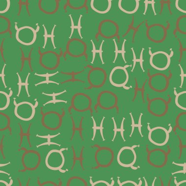 Soyut basit zodyak süsleme Dikişsiz desen