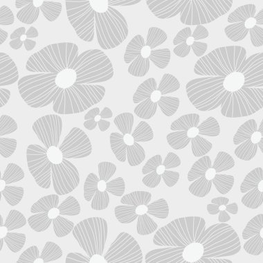 renkli dikişsiz çiçek deseni, sadece vektör illüstrasyon 