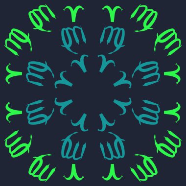 desen arka plan, Burç işaretleri ile vektör deseni 