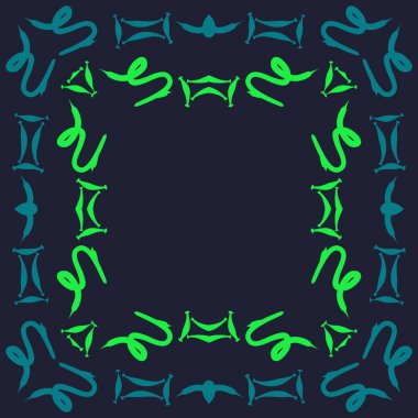 Burçlar ile soyut desen, vektör arka plan