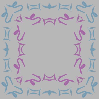 Burçlar ile soyut desen, vektör arka plan