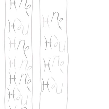 Soyut basit zodyak süsleme Dikişsiz desen