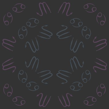 süs arka plan, soyut vektör deseni