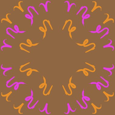 Soyut basit burçların kusursuz deseni, vektör illüstrasyonu