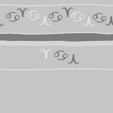 Soyut basit burç süslerinin kusursuz deseni