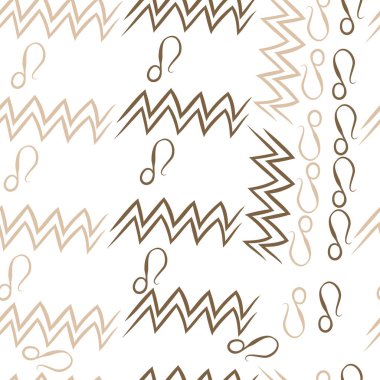 desen arka plan, burçlar ile soyut vektör desen 