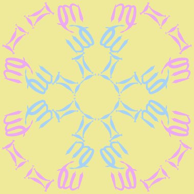 burç işaretleri ile dikişsiz desen, vektör illüstrasyon 