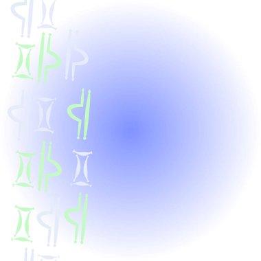 Burçların dikişsiz desen - terazi, İkizler. Vektör çizimi