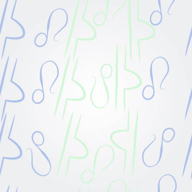 Soyut basit zodyak süsleme Dikişsiz desen