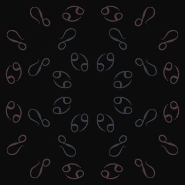 desen arka plan, Zodiac Signs 