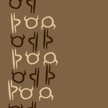 Toros ve Terazi astrolojik işaretleri, vektör illüstrasyon 