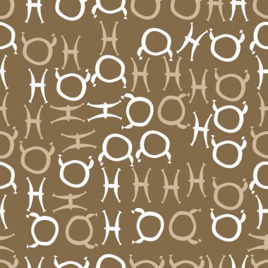 Soyut basit zodyak süsleme Dikişsiz desen