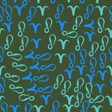 Soyut basit zodyak süsleme Dikişsiz desen