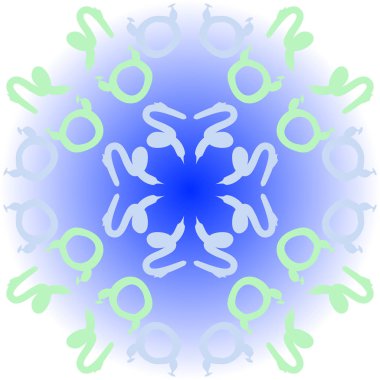 farklı sembollerle kesintisiz vektör arka planı