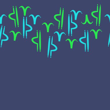 Zodiac Signs Dikişsiz desen. Vektör Illustration