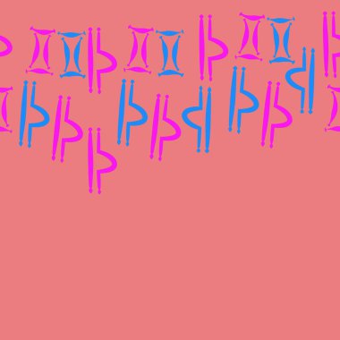 Soyut basit süsleme Dikişsiz desen