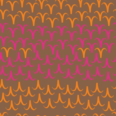 Soyut basit burç süs sembolleri Dikişsiz desen