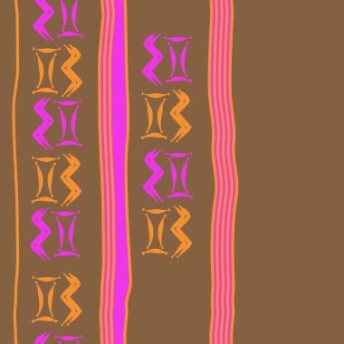 farklı sembollerle kesintisiz vektör arka planı