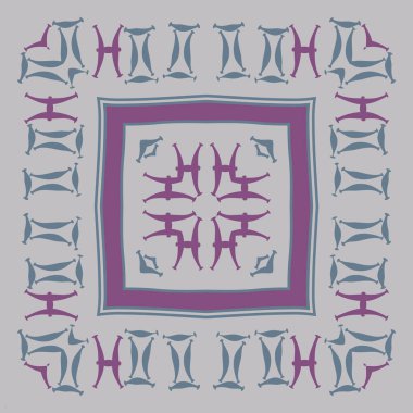 Soyut basit burç süslerinin kusursuz deseni