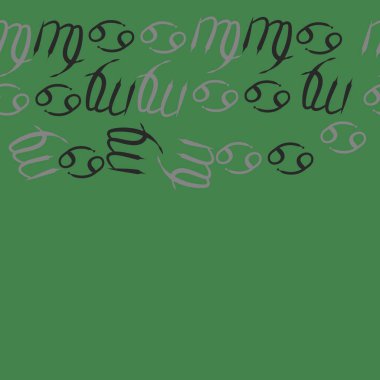 Zodiac Signs ile farklı Dikişsiz desen