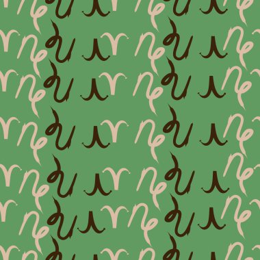 Soyut basit burç süslerinin kusursuz deseni