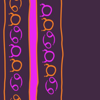 farklı sembollerle kesintisiz vektör arka planı