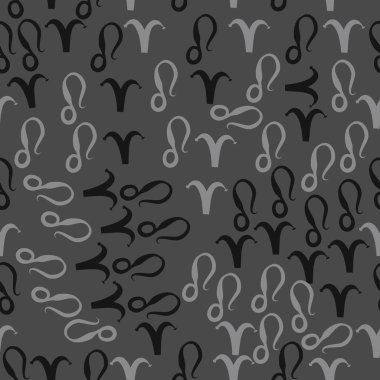 Soyut basit zodyak süsleme Dikişsiz desen