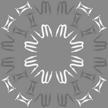 Zodyak işaretleri ile soyut arka plan, vektör 