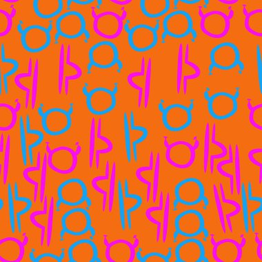 Soyut basit zodyak süsleme Dikişsiz desen