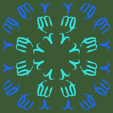 desen arka plan, Burç işaretleri ile vektör deseni 