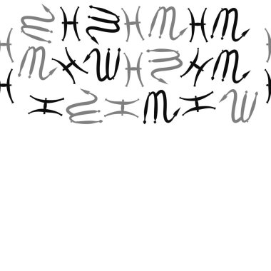 desen arka plan, Burç işaretleri ile vektör deseni 