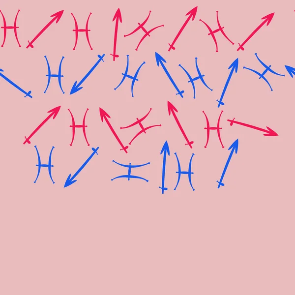 Візерунок Фон Знаки Зодіаку — стоковий вектор