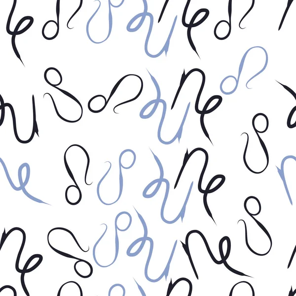 Soyut basit burç süslerinin kusursuz deseni