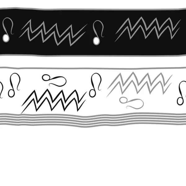 Pozadí Vektorového Vzorku Značkami Zvěrokruhu — Stockový vektor
