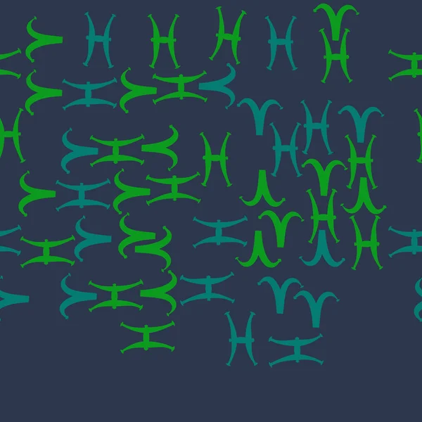 Padrão Sem Costura Ornamento Abstrato Simples Zodíaco —  Vetores de Stock