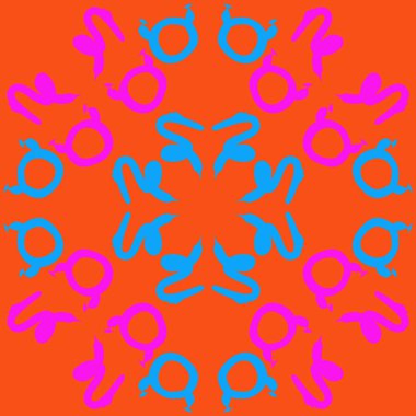 farklı sembollerle kesintisiz vektör arka planı