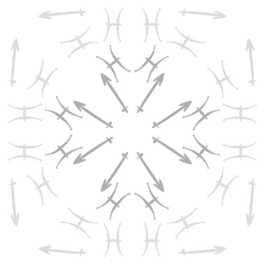 Zodiac Signs Dikişsiz desen. Vektör Illustration