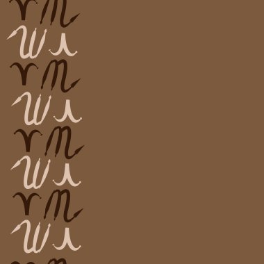 Zodiac Signs Dikişsiz desen. Vektör Illustration