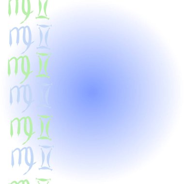 burç işaretleri ile dikişsiz desen, vektör illüstrasyon 