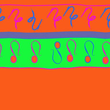 desen arka plan, burçlar ile soyut vektör desen 