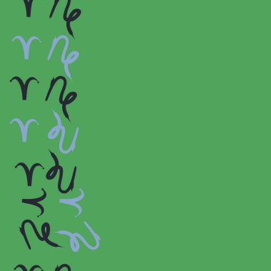 Zodiac Signs Dikişsiz desen. Vektör Illustration