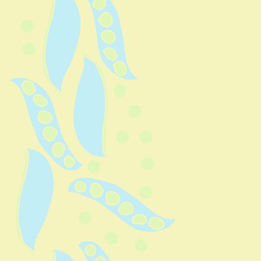 dikişsiz bezelye fasulye desen, sadece vektör illüstrasyon 