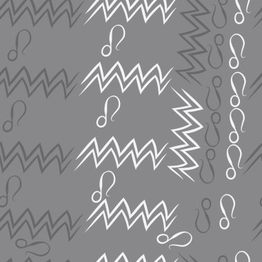 desen arka plan, burçlar ile soyut vektör desen 